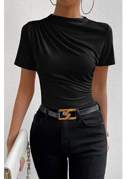 T-shirt ZERFOINA BLACK ze sklepu Ivet Shop w kategorii Bluzki damskie - zdjęcie 173336246