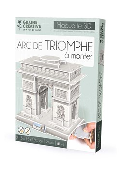Graine Creative puzzle 3d Maquette Arc De Triomphe 54 elementy ze sklepu ANSWEAR.com w kategorii Zabawki - zdjęcie 173336466