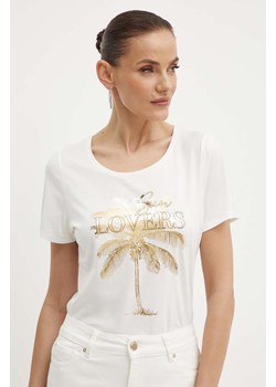Morgan t-shirt DCOCO damski kolor biały ze sklepu ANSWEAR.com w kategorii Bluzki damskie - zdjęcie 173337479