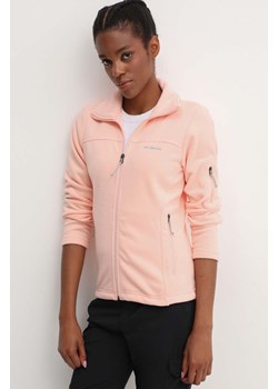 Columbia bluza sportowa Fast Trek II damska kolor pomarańczowy gładka 1465351 ze sklepu PRM w kategorii Bluzy damskie - zdjęcie 173338996
