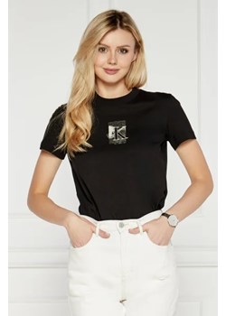 CALVIN KLEIN JEANS T-shirt | Regular Fit ze sklepu Gomez Fashion Store w kategorii Bluzki damskie - zdjęcie 173339497