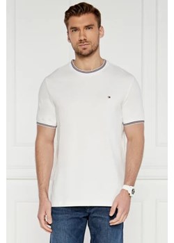 Tommy Hilfiger T-shirt RWB TIPPED COLLAR TEE | Regular Fit | stretch ze sklepu Gomez Fashion Store w kategorii T-shirty męskie - zdjęcie 173339567