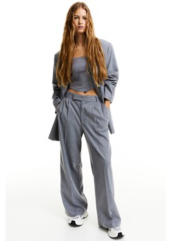 H & M - Eleganckie spodnie - Szary ze sklepu H&M w kategorii Spodnie damskie - zdjęcie 173339706
