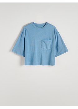 Reserved - Góra od piżamy - jasnoniebieski ze sklepu Reserved w kategorii Piżamy damskie - zdjęcie 173352176