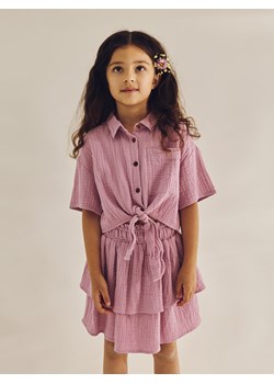 Reserved - Muślinowa spódnica - fioletowy ze sklepu Reserved w kategorii Spódnice dziewczęce - zdjęcie 173352669