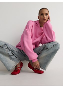 Reserved - Bluza z kapturem - różowy ze sklepu Reserved w kategorii Bluzy damskie - zdjęcie 173352709