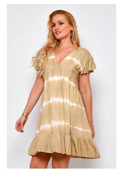 H.H.G. Sukienka w kolorze beżowo-białym ze sklepu Limango Polska w kategorii Sukienki - zdjęcie 173353267