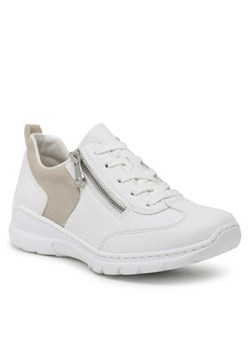 Rieker Sneakersy L3221-80 Biały ze sklepu MODIVO w kategorii Buty sportowe damskie - zdjęcie 173353495