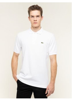 Lacoste Polo L1212 Biały Classic Fit ze sklepu MODIVO w kategorii T-shirty męskie - zdjęcie 173354115