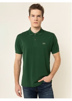 Lacoste Polo L1212 Zielony Classic Fit ze sklepu MODIVO w kategorii T-shirty męskie - zdjęcie 173354117