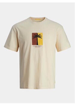 Jack&Jones T-Shirt Jormarbella 12255569 Beżowy Relaxed Fit ze sklepu MODIVO w kategorii T-shirty męskie - zdjęcie 173354129