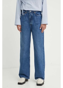 Samsoe Samsoe jeansy SHELLY damskie kolor niebieski ze sklepu ANSWEAR.com w kategorii Jeansy damskie - zdjęcie 173355187
