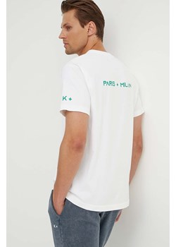 K+LUSHA t-shirt bawełniany męski kolor beżowy gładki KLFORCO TJ010PX ze sklepu ANSWEAR.com w kategorii T-shirty męskie - zdjęcie 173355257