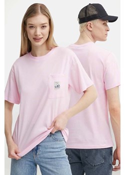 Kaotiko t-shirt bawełniany kolor różowy z aplikacją ze sklepu ANSWEAR.com w kategorii T-shirty męskie - zdjęcie 173355408