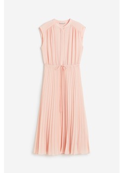 H & M - Sukienka z plisowanego szyfonu - Różowy ze sklepu H&M w kategorii Sukienki - zdjęcie 173355517