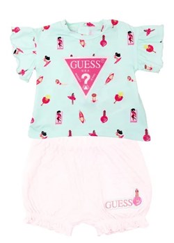 Guess Komplet T-SHIRT+JERSEY SHORTS | Regular Fit ze sklepu Gomez Fashion Store w kategorii Komplety niemowlęce - zdjęcie 173356518