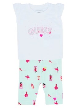 Guess Komplet T-SHIRT+LEGGINGS | Regular Fit ze sklepu Gomez Fashion Store w kategorii Komplety niemowlęce - zdjęcie 173356525