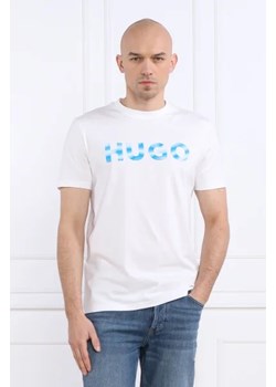 HUGO T-shirt Dulivio | Regular Fit ze sklepu Gomez Fashion Store w kategorii T-shirty męskie - zdjęcie 173356847