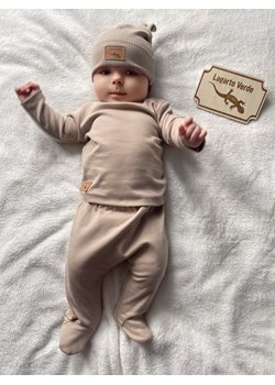 Brązowa bluzka niemowlęca bawełniana - Lagarto Verde ze sklepu 5.10.15 w kategorii Kaftaniki i bluzki - zdjęcie 173357078