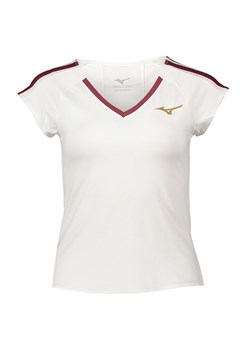 Mizuno Koszulka sportowa w kolorze białym ze sklepu Limango Polska w kategorii Bluzki damskie - zdjęcie 173357648