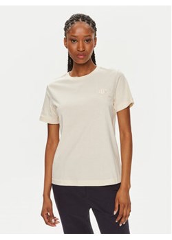 Gant T-Shirt Tonal Shield 4200262 Beżowy Regular Fit ze sklepu MODIVO w kategorii Bluzki damskie - zdjęcie 173358918