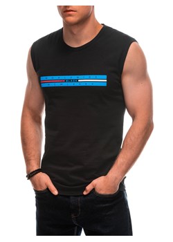 Bokserka męska z nadrukiem 1956S - czarna ze sklepu Edoti w kategorii T-shirty męskie - zdjęcie 173359025
