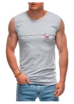 Bokserka męska z nadrukiem 1969S - szara ze sklepu Edoti w kategorii T-shirty męskie - zdjęcie 173359035