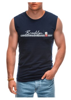 Bokserka męska z nadrukiem 1969S - ciemnogranatowa ze sklepu Edoti w kategorii T-shirty męskie - zdjęcie 173359055