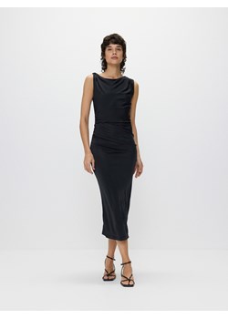 Reserved - Sukienka z drapowaniem - szary ze sklepu Reserved w kategorii Sukienki - zdjęcie 173360027