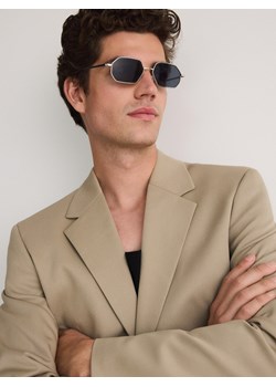 Reserved - Okulary przeciwsłoneczne - srebrny ze sklepu Reserved w kategorii Okulary przeciwsłoneczne męskie - zdjęcie 173360197