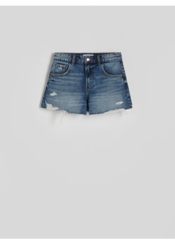 Reserved - Jeansowe szorty - niebieski ze sklepu Reserved w kategorii Szorty - zdjęcie 173360276