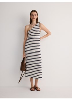 Reserved - Dzianinoa sukienka w paski - wielobarwny ze sklepu Reserved w kategorii Sukienki - zdjęcie 173360528