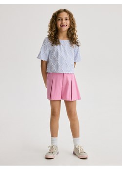 Reserved - Bluzka z ozdobnym postrzępieniem - wielobarwny ze sklepu Reserved w kategorii Bluzki dziewczęce - zdjęcie 173360828