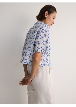 Reserved - Koszula z haftem - jasnoniebieski ze sklepu Reserved w kategorii Koszule damskie - zdjęcie 173360905