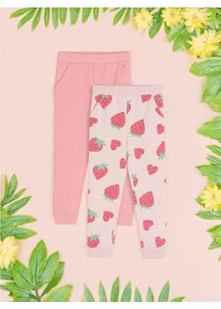 Sinsay - Spodnie dresowe jogger 2 pack - różowy ze sklepu Sinsay w kategorii Spodnie dziewczęce - zdjęcie 173361366