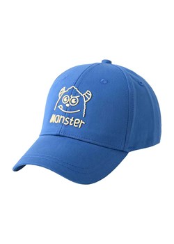 Chłopięca czapka MONSTER niebieska ze sklepu 5.10.15 w kategorii Czapki dziecięce - zdjęcie 173362129