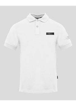 Plein Sport Koszulka polo w kolorze białym ze sklepu Limango Polska w kategorii Bluzki damskie - zdjęcie 173362246