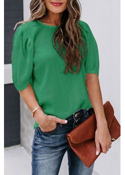 Bluzka FONTARA GREEN ze sklepu Ivet Shop w kategorii Bluzki damskie - zdjęcie 173363596