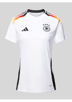 T-shirt z nadrukiem z logo model ‘DFB’ ze sklepu Peek&Cloppenburg  w kategorii Bluzki damskie - zdjęcie 173364095