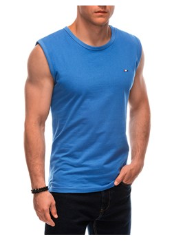 Bokserka męska z nadrukiem 1971S - niebieska ze sklepu Edoti w kategorii T-shirty męskie - zdjęcie 173365047