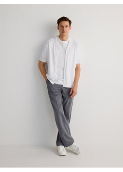 Reserved - Rozpinany sweter - biały ze sklepu Reserved w kategorii Swetry męskie - zdjęcie 173365768