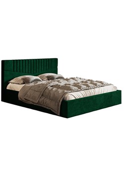 Tapicerowane łóżko 140x200 Landes 3X - 36 kolorów ze sklepu Edinos.pl w kategorii Łóżka i materace - zdjęcie 173367319