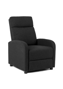Czarny relaksacyjny fotel z podnóżkiem - Alho 3X ze sklepu Edinos.pl w kategorii Fotele - zdjęcie 173367596