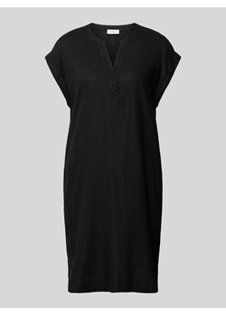 Sukienka tunikowa o długości do kolan z mieszanki wiskozy i lnu ze sklepu Peek&Cloppenburg  w kategorii Sukienki - zdjęcie 173368219