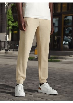 Sinsay - Spodnie dresowe - kremowy ze sklepu Sinsay w kategorii Spodnie męskie - zdjęcie 173370436