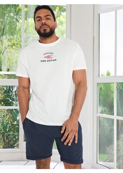Sinsay - Koszulka z nadrukiem - kremowy ze sklepu Sinsay w kategorii T-shirty męskie - zdjęcie 173370477