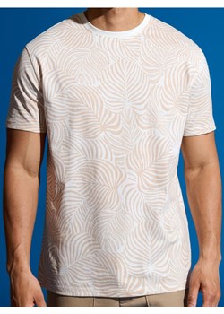 Sinsay - Koszulka bawełniana - kremowy ze sklepu Sinsay w kategorii T-shirty męskie - zdjęcie 173370486