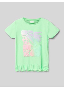 T-shirt z nadrukowanym motywem ze sklepu Peek&Cloppenburg  w kategorii Bluzki dziewczęce - zdjęcie 173371246