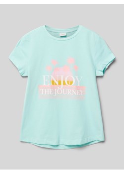T-shirt z nadrukowanym motywem ze sklepu Peek&Cloppenburg  w kategorii Bluzki dziewczęce - zdjęcie 173371249