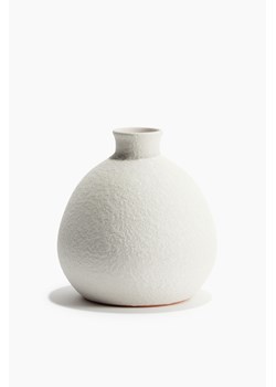H & M - Mały wazon z terakoty - Biały ze sklepu H&M w kategorii Wazony - zdjęcie 173372217